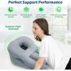 imageFace Down Pillow After Eye Surgery  Home Massage Pillow Face Down for Bed Stomach Sleeping Pillow BBL Pillow After Surgery with CertiPURUS Certified Shredded Memory Foam
