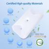 imageHOMCA CPAP Pillow for Side Sleeping CPAP Nasal Pillows for All CPAP Masks Users to Reduce Air Leaks ampamp Masks Pressure Neck Support Pillows for Sleeping for Neck Pain ReliefWhite