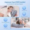 imageHOMCA CPAP Pillow for Side Sleeping CPAP Nasal Pillows for All CPAP Masks Users to Reduce Air Leaks ampamp Masks Pressure Neck Support Pillows for Sleeping for Neck Pain ReliefGrey