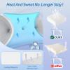 imageHOMCA CPAP Pillow for Side Sleeping Cervical Neck Pillow for All CPAP Masks Users to Reduce Air Leaks ampamp Masks Pressure Ergonomic Memory Foam Pillow Ideal for Side Back SleeperGray