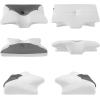 imageHOMCA Cervical Pillow Memory Foam Pillows  Contour Memory Foam Pillow for Neck Pain Relief Orthopedic Neck Bed Pillow for Side Sleepers Back and StomachGrey