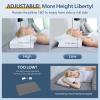 imageHOMCA Cervical Pillow Memory Foam Pillows  Contour Memory Foam Pillow for Neck Pain Relief Orthopedic Neck Bed Pillow for Side Sleepers Back and StomachWhite