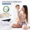 imageHOMCA Cervical Pillow Memory Foam Pillows  Contour Memory Foam Pillow for Neck Pain Relief Orthopedic Neck Bed Pillow for Side Sleepers Back and StomachBlack
