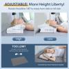 imageHOMCA Cervical Pillow Memory Foam Pillows  Contour Memory Foam Pillow for Neck Pain Relief Orthopedic Neck Bed Pillow for Side Sleepers Back and StomachGrey
