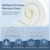 imageHOMCA Cervical Pillow Memory Foam Pillows  Contour Memory Foam Pillow for Neck Pain Relief Orthopedic Neck Bed Pillow for Side Sleepers Back and StomachBlue