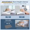 imageHOMCA Cervical Pillow Memory Foam Pillows  Contour Memory Foam Pillow for Neck Pain Relief Orthopedic Neck Bed Pillow for Side Sleepers Back and StomachGrey