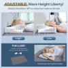 imageHOMCA Cervical Pillow Memory Foam Pillows  Contour Memory Foam Pillow for Neck Pain Relief Orthopedic Neck Bed Pillow for Side Sleepers Back and StomachBlack