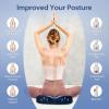 imageHOMCA Donut Pillow for Tailbone Pain Hemorrhoid Pillows for Sitting After Surgery Memory Foam Coccyx Cushion for Postpartum Pregnancy Car Seat Office Chair Cushion for Pressure ReliefBlue