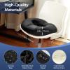 imageHOMCA Donut Pillow for Tailbone Pain Hemorrhoid Pillows for Sitting After Surgery Memory Foam Coccyx Cushion for Postpartum Pregnancy Car Seat Office Chair Cushion for Pressure ReliefBlack