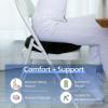 imageHOMCA Donut Pillow for Tailbone Pain Hemorrhoid Pillows for Sitting After Surgery Memory Foam Coccyx Cushion for Postpartum Pregnancy Car Seat Office Chair Cushion for Pressure ReliefBlack