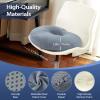 imageHOMCA Donut Pillow for Tailbone Pain Hemorrhoid Pillows for Sitting After Surgery Memory Foam Coccyx Cushion for Postpartum Pregnancy Car Seat Office Chair Cushion for Pressure ReliefGrey