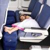 imageHOMCA Inflatable Travel Foot Rest Pillow Adjustable Height Leg PillowFast Inflating Airplane Bed for ToddlersFootrest Pillow for Office AirplaneTrainCarsHomeBlue