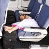 imageHOMCA Inflatable Travel Foot Rest Pillow Adjustable Height Leg PillowFast Inflating Airplane Bed for ToddlersFootrest Pillow for Office AirplaneTrainCarsHomeBlack