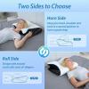 imageHOMCA Memory Foam Cervical Pillow 2 in 1 Ergonomic Contour Orthopedic Pillow for Neck Pain Contoured Support Pillows for Side Back Stomach SleepersBlack