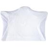 imageHOMCA Memory Foam Cervical Pillow Cover  Hypoallergenic Contour Orthopedic Pillow Case 1Pack White Suitable for Pillow Model PL02White