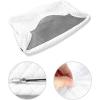 imageHOMCA Pillowcase for Memory Foam Cervical Pillow Hypoallergenic Contour Pillow Case 1Pack Grey Suitable for Pillow Model PL01Grey