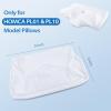 imageHOMCA Pillowcase for Memory Foam Cervical Pillow Hypoallergenic Contour Pillow Case 1Pack Grey Suitable for Pillow Model PL01White