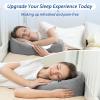 imageHOMCA Side Sleeper Pillows for Adults Memory Foam U Shaped Pillows for Neck and Shoulder Pain Relief Ergonomic Shoulder Pillow for Side Sleepers with Cooling Removable PillowcaseGrey