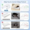 imageHOMCA Side Sleeper Pillows for Adults Memory Foam U Shaped Pillows for Neck and Shoulder Pain Relief Ergonomic Shoulder Pillow for Side Sleepers with Cooling Removable PillowcaseWhite