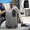 imageHOMCA Travel Pillow Portable Head Neck Rest Inflatable Pillow from Design for Airplanes Cars Buses Trains Office Napping Camping  Includes Free Eye Mask BlackBlack