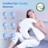 imageSide Sleeper Pillows for Adults Memory Foam U Shaped Pillows for Neck and Shoulder Pain Relief Shoulder Pillow for Side Sleepers with Removable Washable Pillowcase Upgraded VersionKing Size 276 x 201 x 67 inches