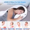 imageSide Sleeper Pillows for Adults Memory Foam U Shaped Pillows for Neck and Shoulder Pain Relief Shoulder Pillow for Side Sleepers with Removable Washable Pillowcase Upgraded VersionKing Size 276 x 201 x 67 inches