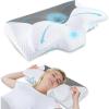 imageHOMCA Cervical Pillow Memory Foam Pillows  Contour Memory Foam Pillow for Neck Pain Relief Orthopedic Neck Bed Pillow for Side Sleepers Back and StomachGrey
