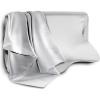 imageSatin Pillow Cases for HOMCA Cervical Pillow  Contoured Ergonomic Satin Pillowcase with Zipper Grey Soft ampamp Smooth Fabric for Hair ampamp Skin Care